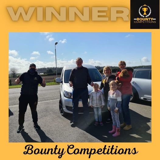 Won the VW Caddy van