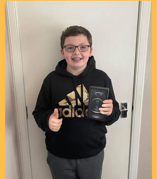 Won an Apple iPhone 12 Pro Max