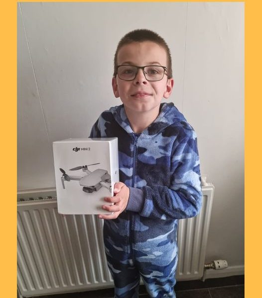 Won the DJI Mini 2 Drone with Controller