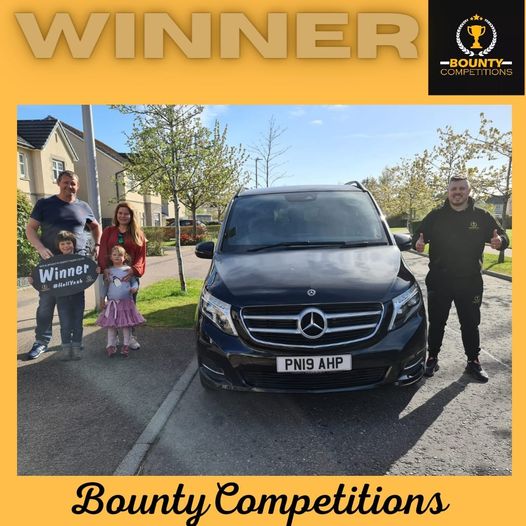 Won the Mercedes-Benz V class!!