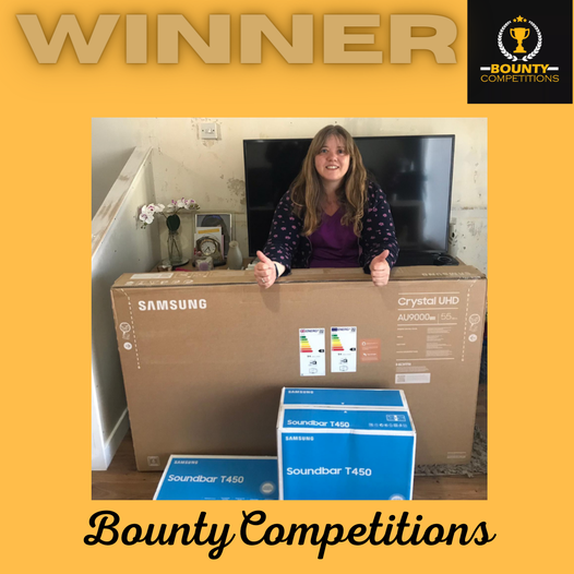 Won the Samsung TV and Soundbar Bundle #3!