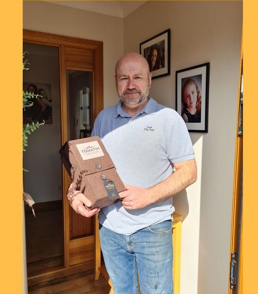 Won the Tomatin 30 Year Old Single Malt !!