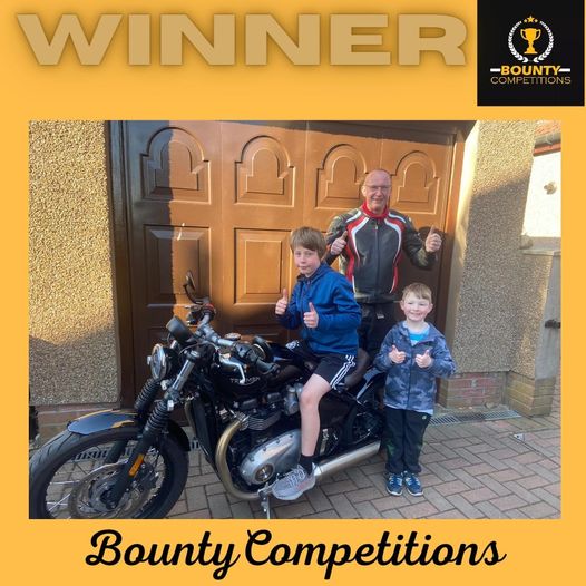 Won the beautiful triumph Bobber!