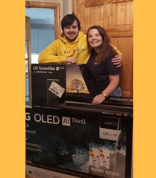 Won the LG 55″ 4K TV and Wireless Soundbar!