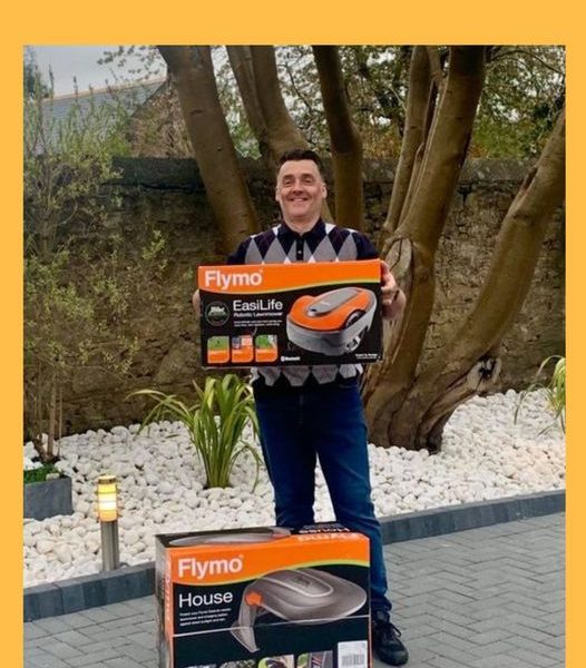 Won the Flymo EasiLife 350 Robotic Lawn Mower & Housing Station!