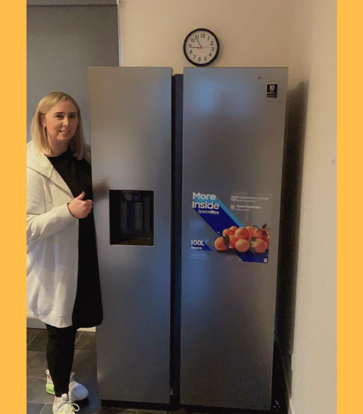 Won the Samsung American-Style Fridge Freezer!!