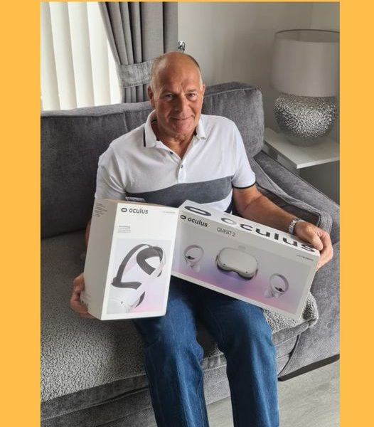 Won the Oculus Quest 2 VR Gaming Headset & Elite Strap Bundle!