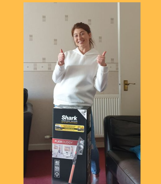 Won a Shark Hoover!