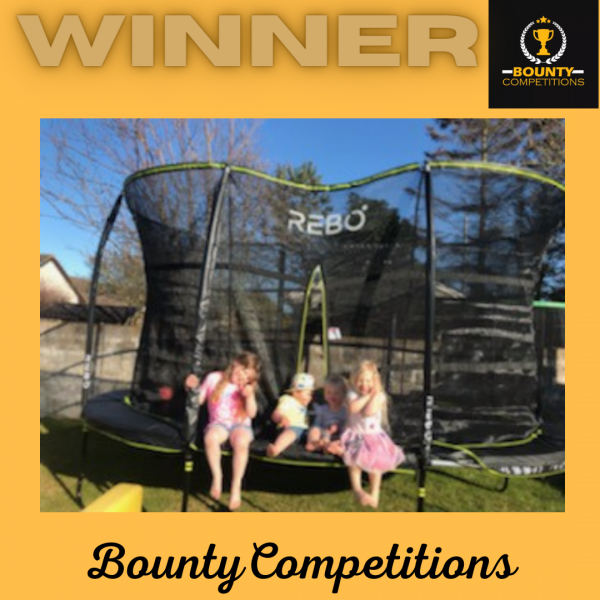 Won the Rebo Summit Oval Trampoline