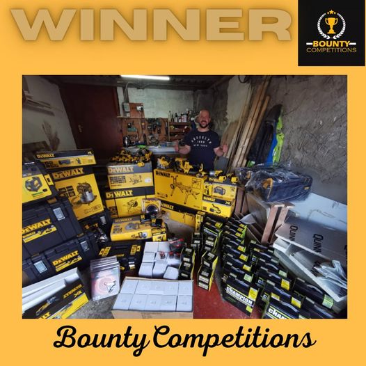 Won the HUGE Dewalt Tool Bundle #3!