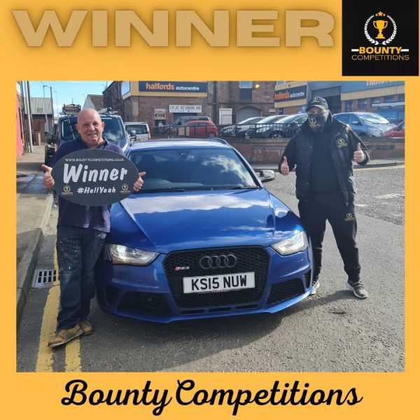 Won the AWESOME Audi RS4