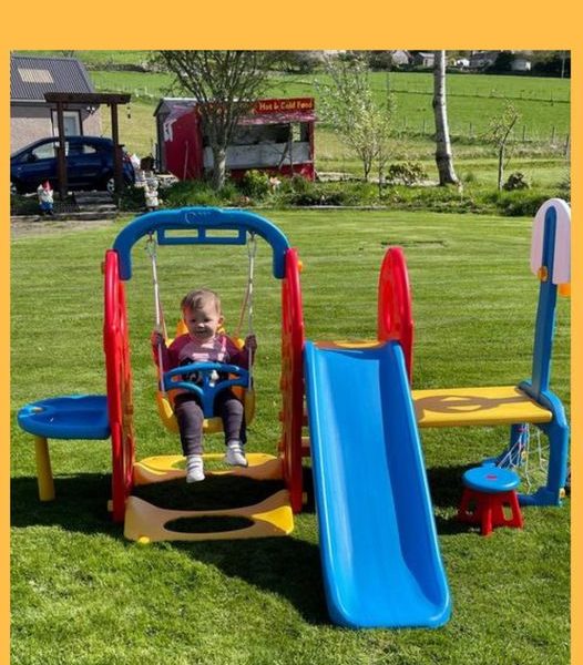 Won the Dolu 7-in1 Indoor & Outdoor Playground Frame!