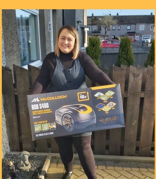 Won the McCulloch ROB S400 Robotic Lawn Mower!!