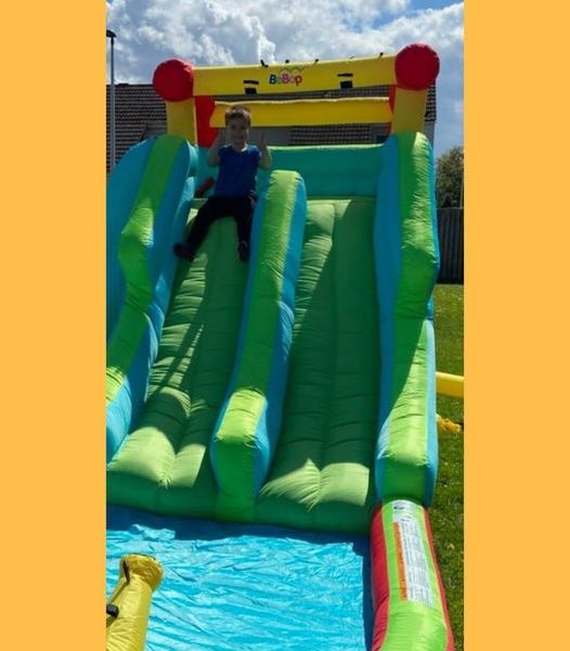Won the Bebop Neptune Tower Inflatable Water Slide!!