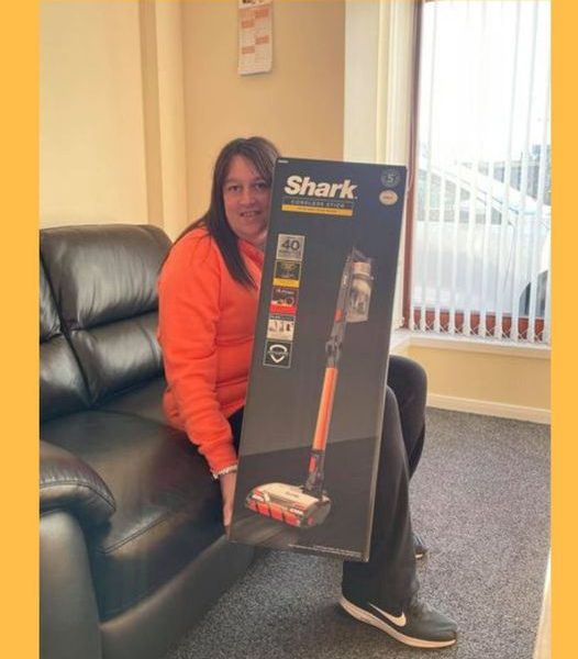 Won a Shark Hoover!
