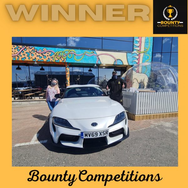 Won the Toyota Supra