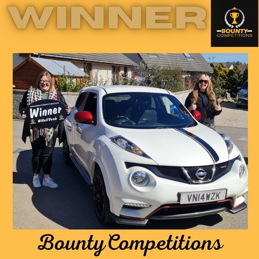 Won the stunning Nissan Juke Nismo with 1k cash