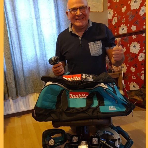 Won the MAKITA DLX6068PT 18V 6 PIECE KIT