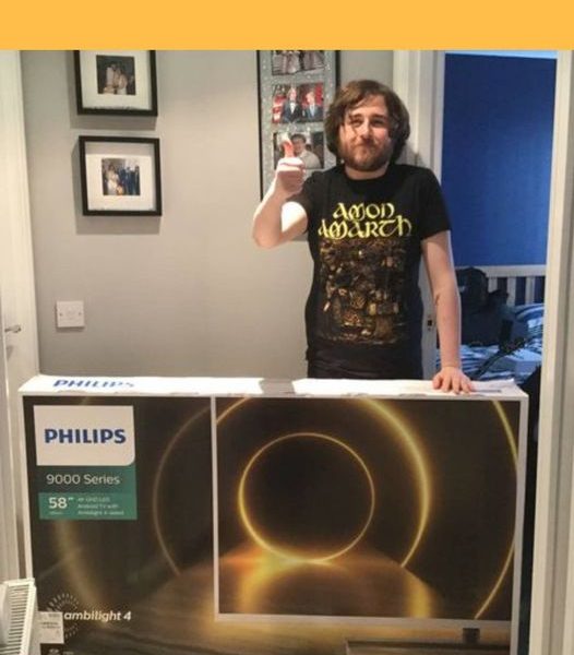 Won the Philips 58″ TV!!