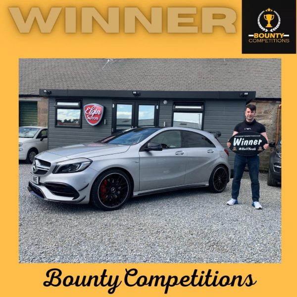 Won the stunning Mercedes Benz A45 AMG!!