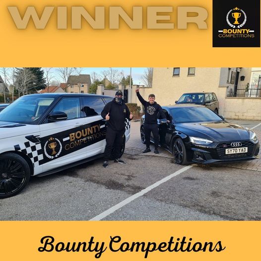 Won the Audi S5 with only 1030 miles on the clock!