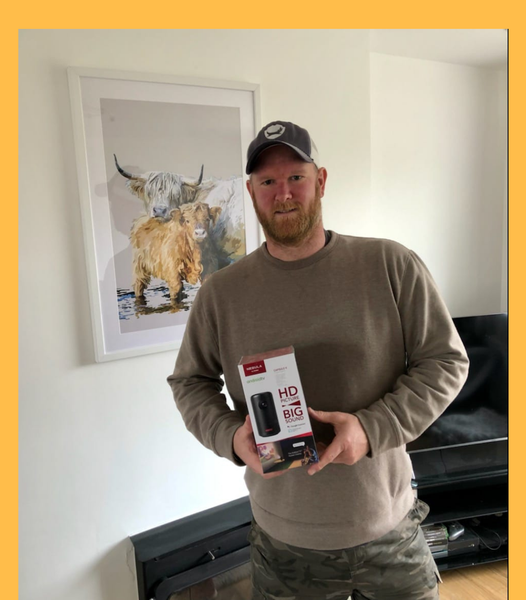 Won the ANKER Nebula Capsule II Smart HD Ready Portable Projector!