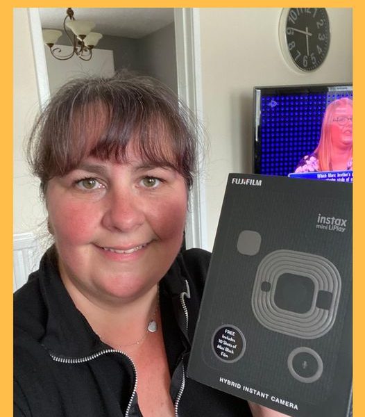 Won the Fujifilm Instax Mini LiPlay Hybrid Instant Camera!