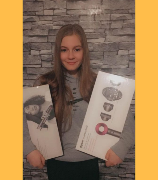 Won a Dyson Hair Bundle!