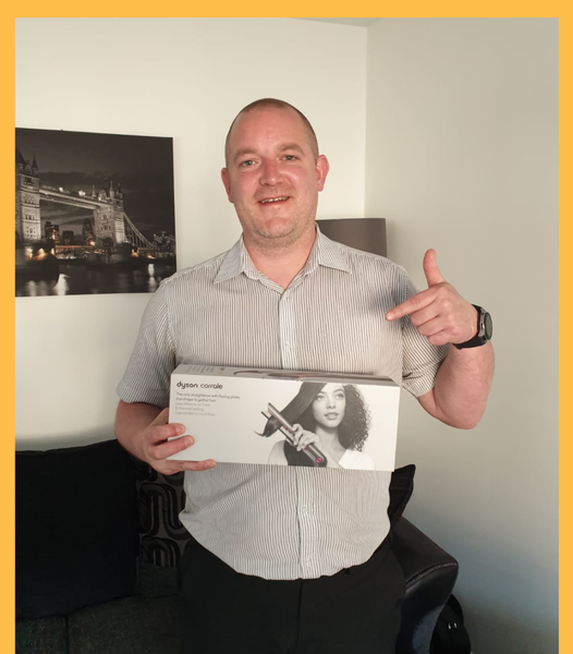 Won the Dyson Corrale Hair Straighteners!