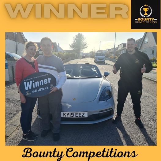 Won the 2019 Porsche 718 boxster!!