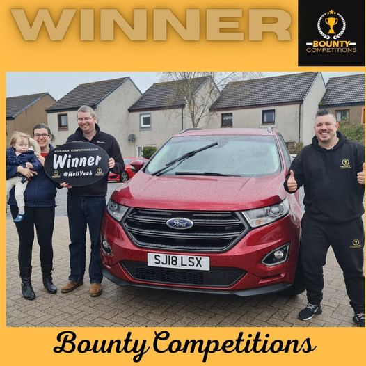 Won the beautiful FORD Edge