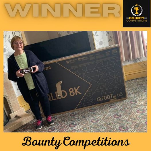 Won a 65″ Samsung TV!