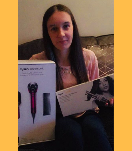 Won a Dyson Hair Bundle