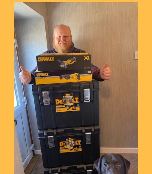Won the Dewalt Tool Kit!
