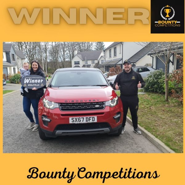 Won the awesome Land Rover Discovery (Automatic)