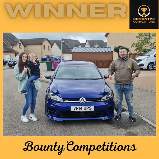 Won the 401 BHP VW Golf R!!