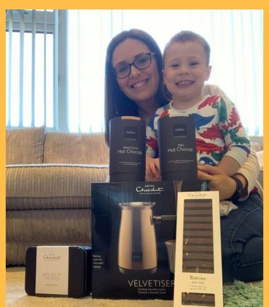 Won a Hot Chocolate Machine Bundle!