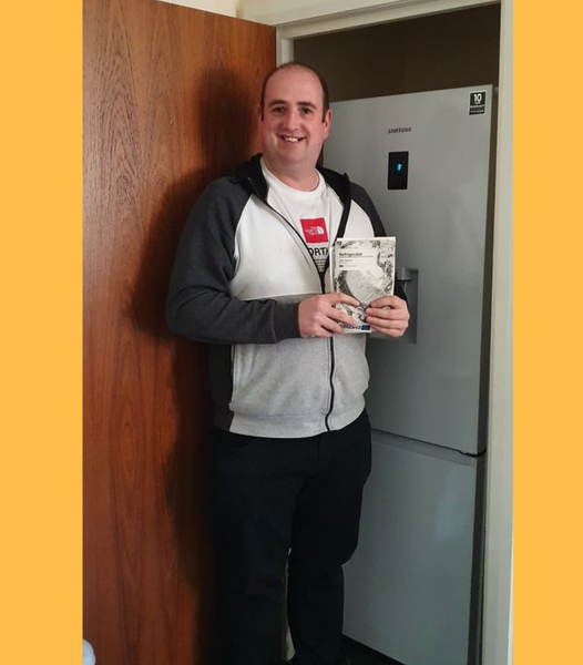 Won the Samsung Fridge Freezer!!