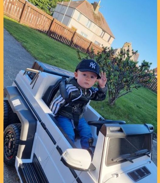 Won the Kids Electric Mercedes Benz!!