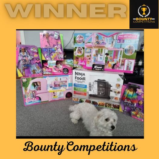 Won the Come on Barbie, Let’s go Party Bundle and a Ninja Foodi!