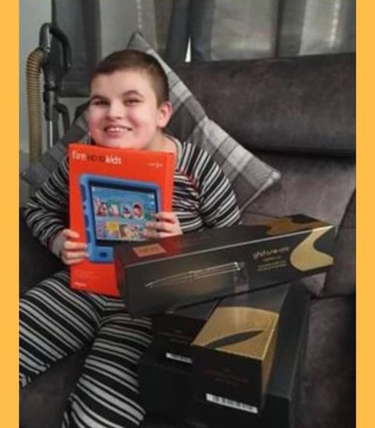 Won an Amazon Fire HD 10″ Kids Edition Tablet, and a Huge GHD Bundle!