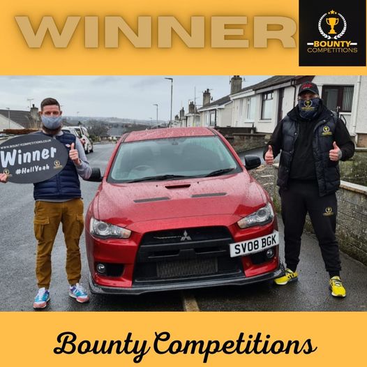 Won the Awesome Mitsubishi Evo X FQ320 from the Subaru Vs Evo competition