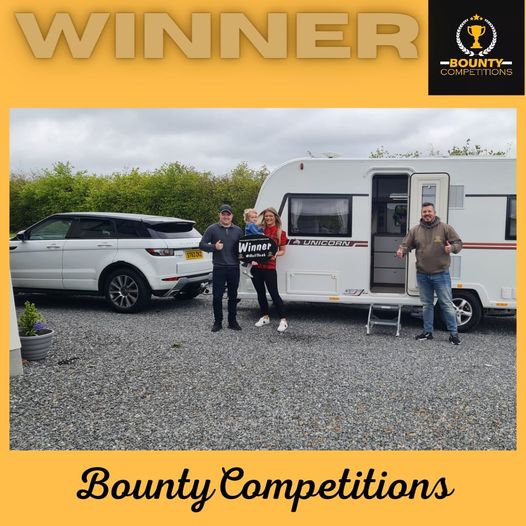 Won the stunning Range Rover Evoque with Bailey Unicorn caravan!