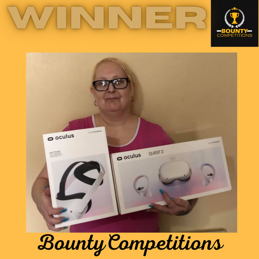 Won the Oculus Quest 2 VR Gaming Headset & Elite Strap Bundle!