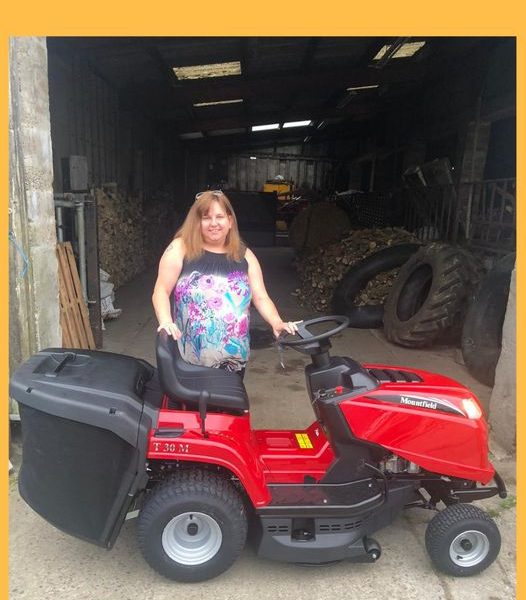 Won the Mountfield Ride On Mower!!