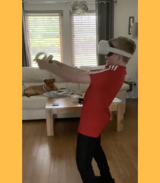 Won the Oculus Quest 2 VR Gaming Headset & Grey Carrying Case Bundle!