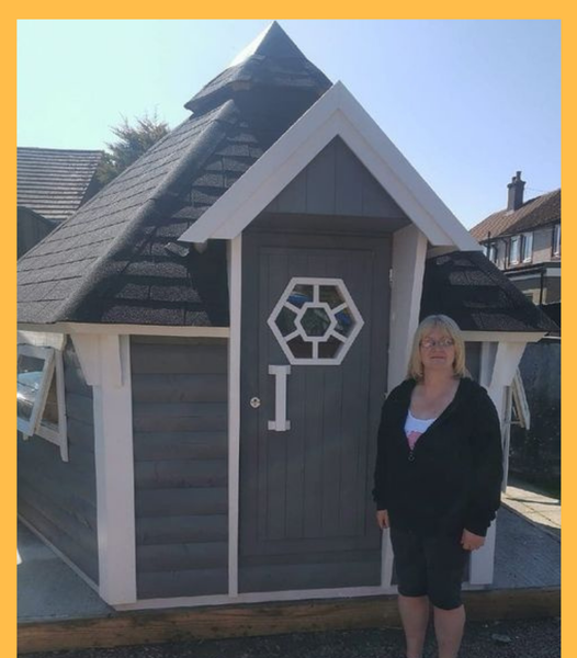 Won the Palmako Eva Corner Log Cabin BBQ Hut!!!