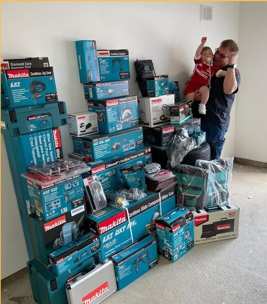 Won the HUGE Makita Tool Bundle #2!!