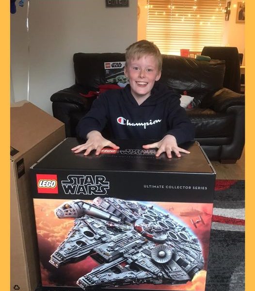 Won the LEGO Star Wars Ultimate Collector Series Millennium Falcon!
