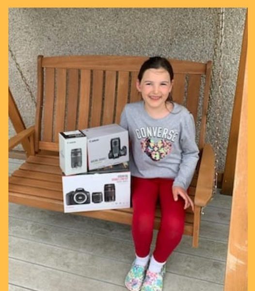 Won the Canon EOS 2000D DSLR Camera and Lenses!!